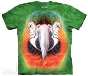 3D Футболка The Mountain - Big Face Parrot