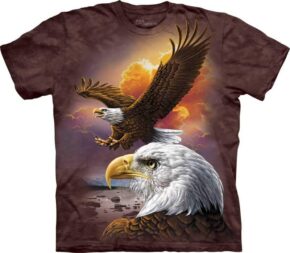 3D Футболка The Mountain - Eagle & Clouds