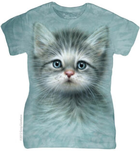 Женская 3D Футболка The Mountain - Blue Eyed Kitten
