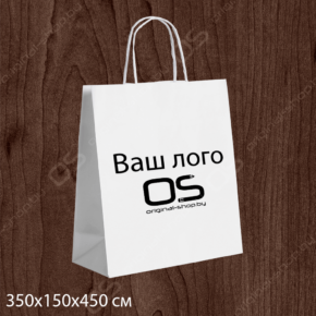 Крафтовый пакет 35x15х45 см