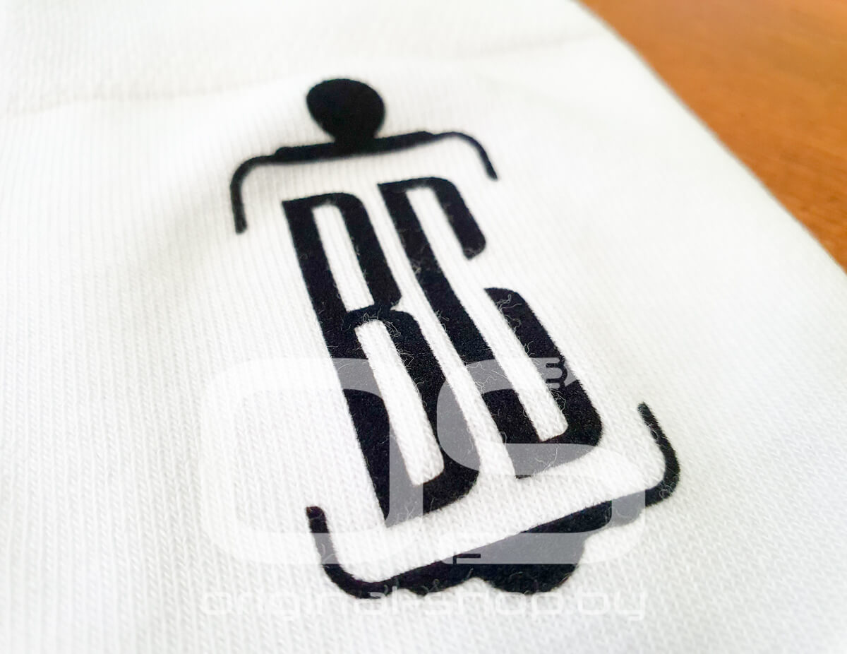 Печать лого БС на носках