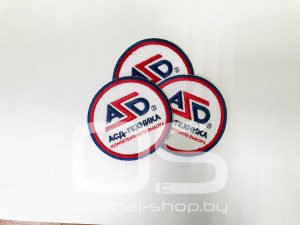 Вышивка логотипа АСД