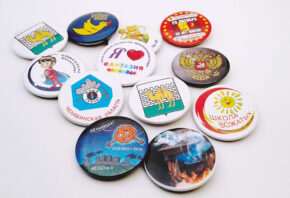 Закатные значки 37 мм