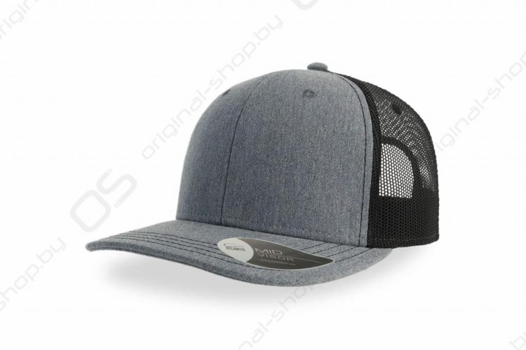 Бейсболка SONIC GRIGIO MEL-NERO чёрно-серый