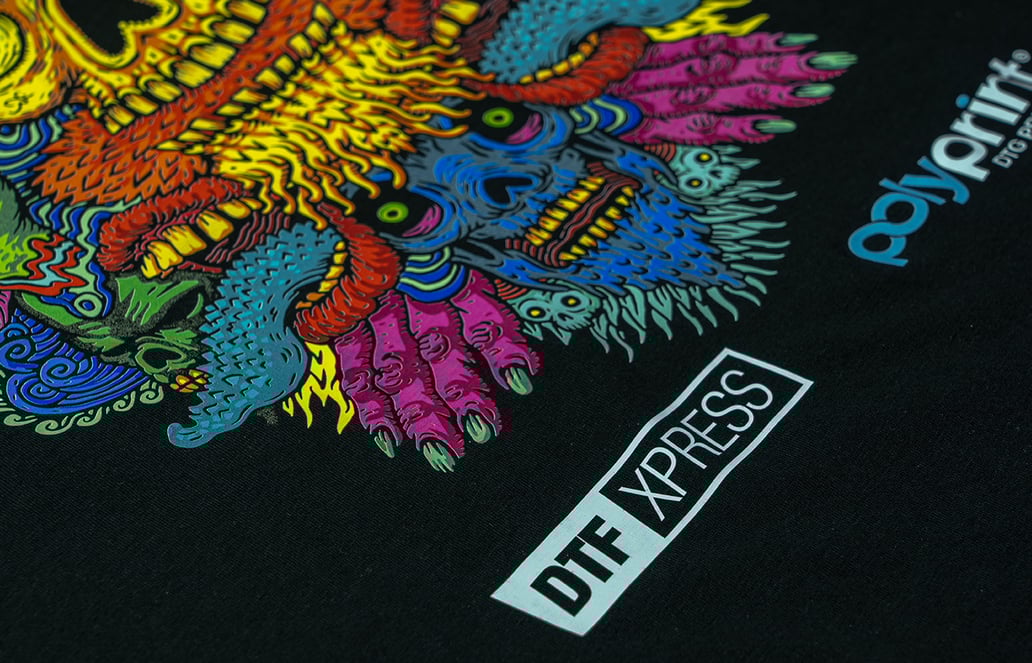 DTF печать на ткани