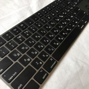 Гравировка клавиатуры iMac
