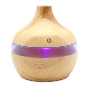 Светодиодный USB арома увлажнитель Holz, коричневый - 3