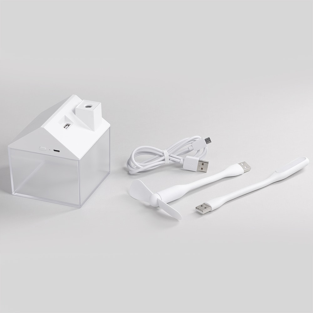 Светодиодный USB увлажнитель Home, белый - 2 Светодиодный USB увлажнитель Home, белый - 2